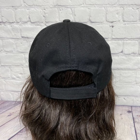 Canada Hat Cap Strap Back Red Plaid Bill Spell Out Embroidered 100% Cotton - Picture 3 of 8